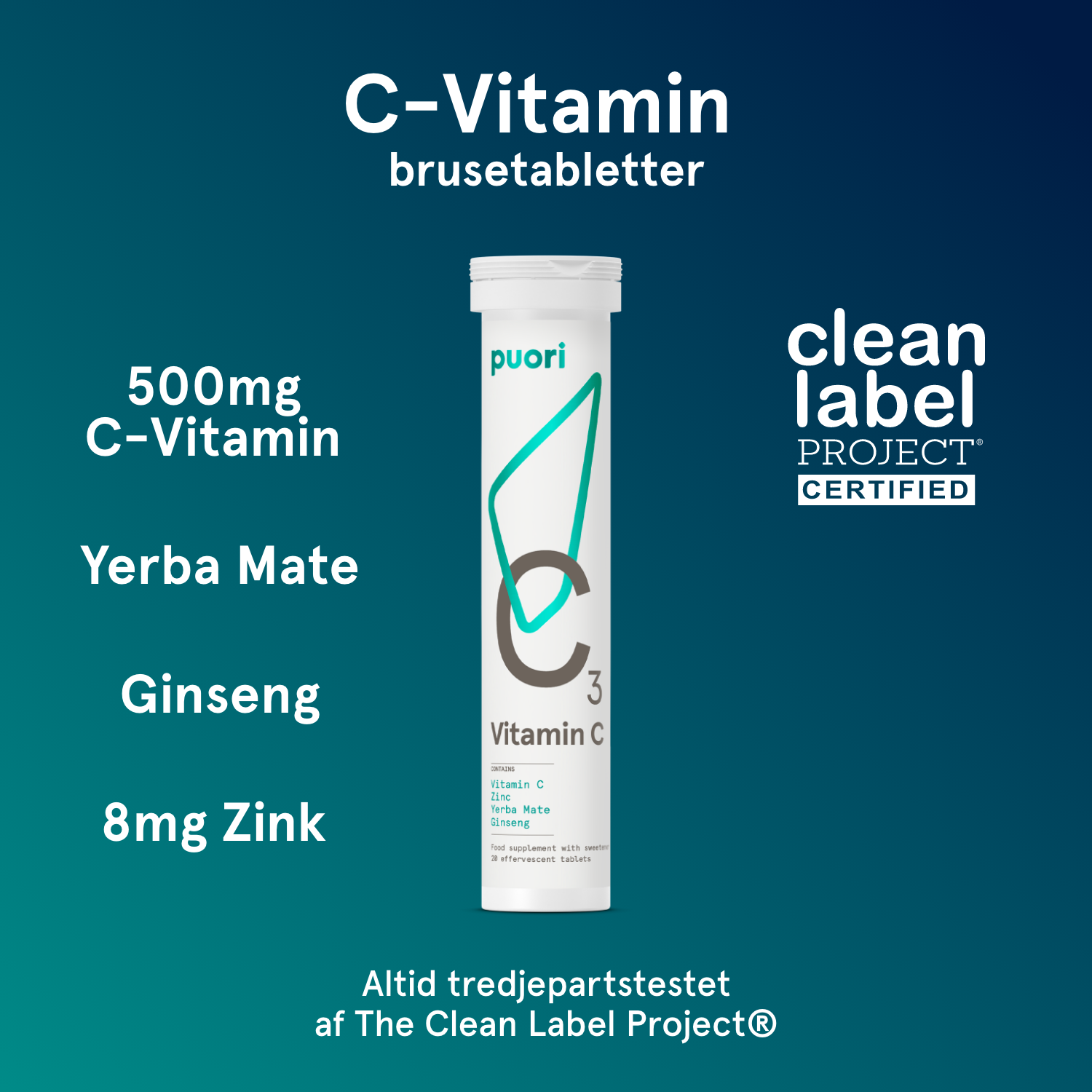 C3 - C Vitamin brusetabeletter